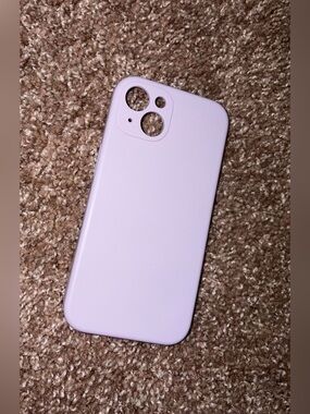Lilac Silicone iPhone 13 Case